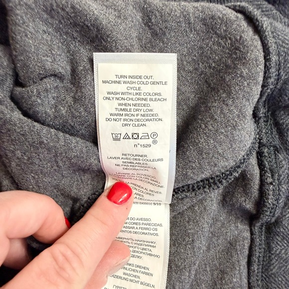 Polo Ralph Lauren Men's Dark Gray Heather 1/4 Zip Pullover Sweatshirt Size L - Picture 4 of 7